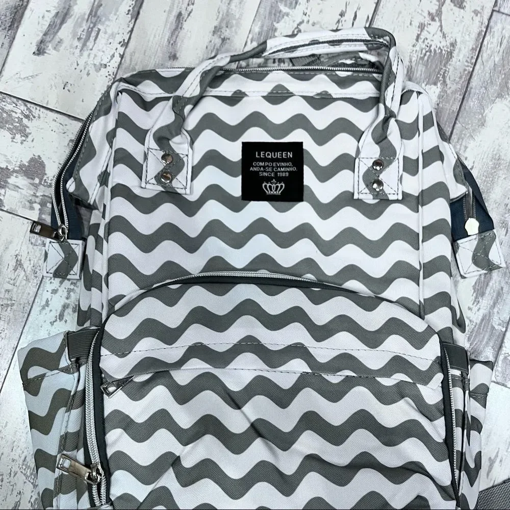 Trendy Mama Multipurpose Baby Diaper Bag Backpack Lots of Pockets 💗
